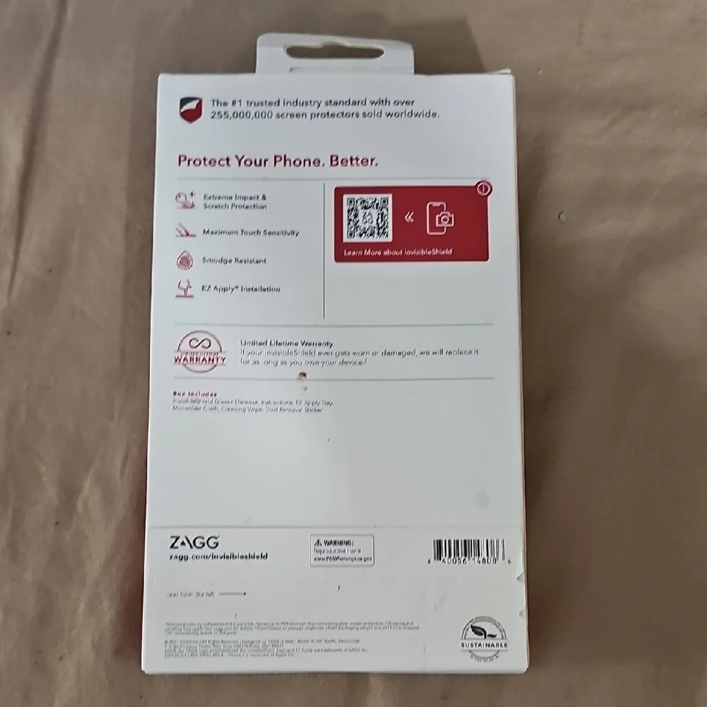 ZAGG InvisibleShield Glass+ Screen Protector for iPhone 13/13 Pro - Clear